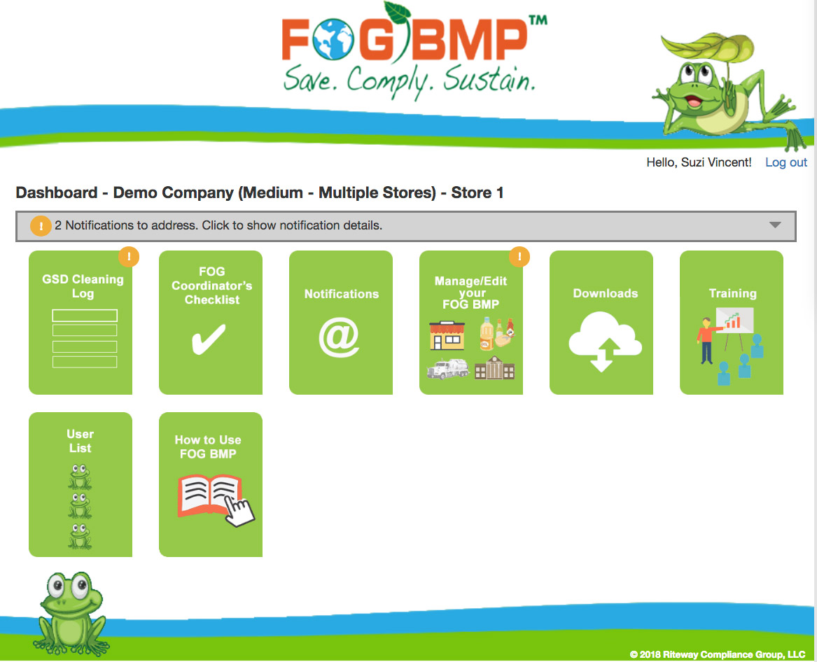 fog bmp dashboard